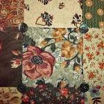Vintage Style Patchwork Panel Cushion Cover With..